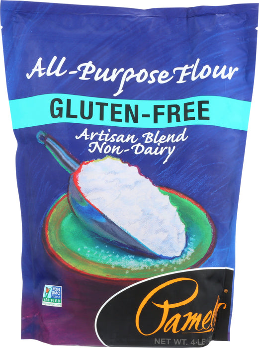 PAMELA'S PRODUCTS: Gluten Free Artisan Flour Blend Non-Dairy Wheat Free, 4 lb