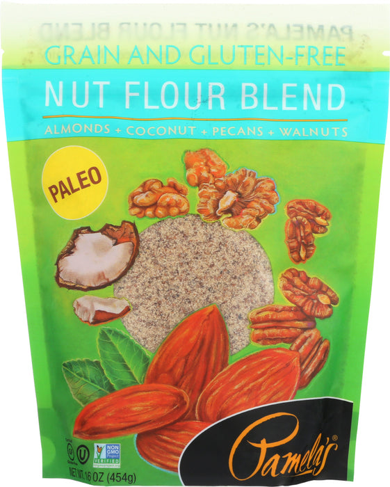 PAMELAS: Nut Flour Blend, 16 Oz