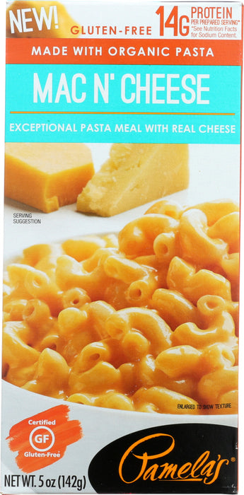 PAMELAS: Mac N Cheese Pasta Meal, 5 Oz