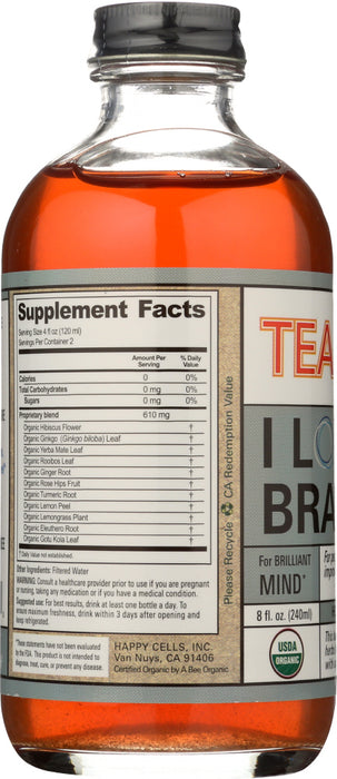 TEAONIC: Tea Herbal Love My Brain, 8 oz