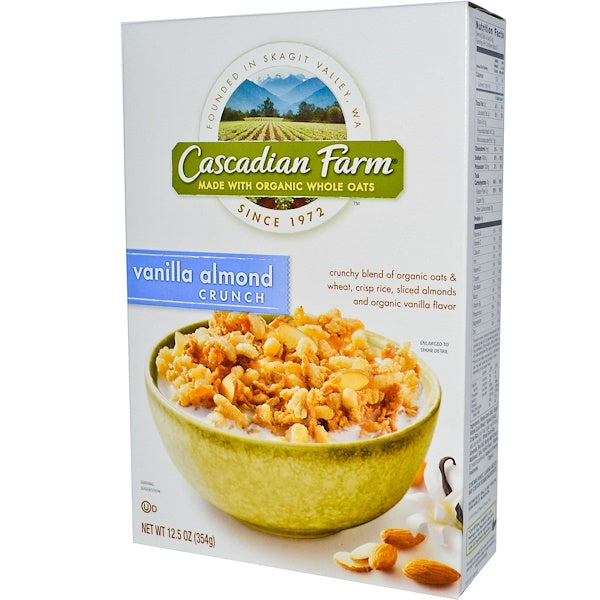 CASCADIAN FARM: Cereal Vanilla Almond Crunch, 12.5 oz