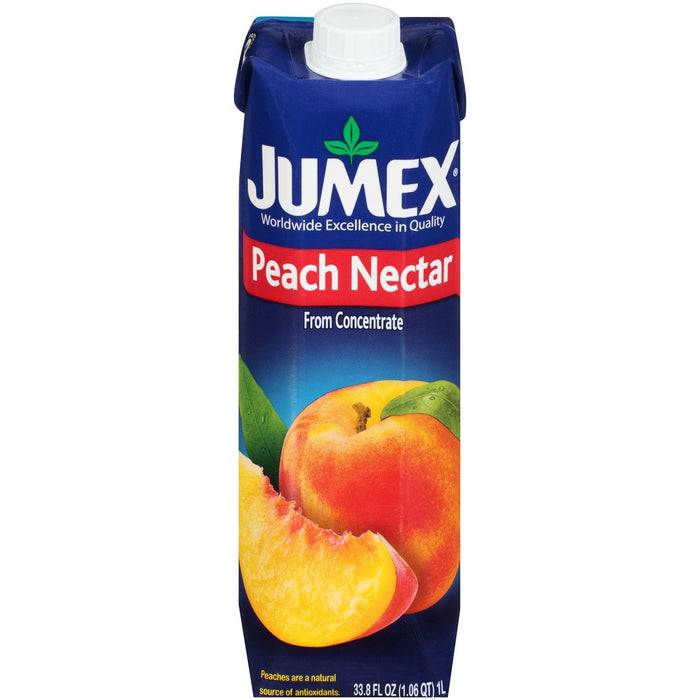 JUMEX: Juice Tetra Peach, 33.81 oz