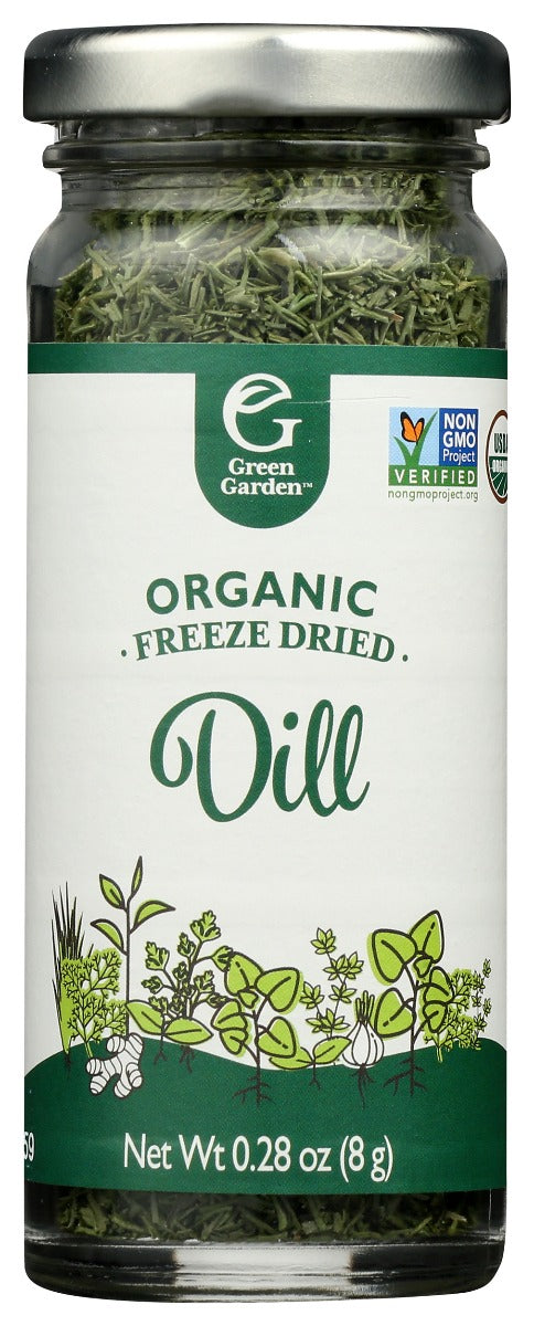 GREEN GARDEN: Ssnng Herb Dill Frz Dried, 108 ml - No Brand For Less 