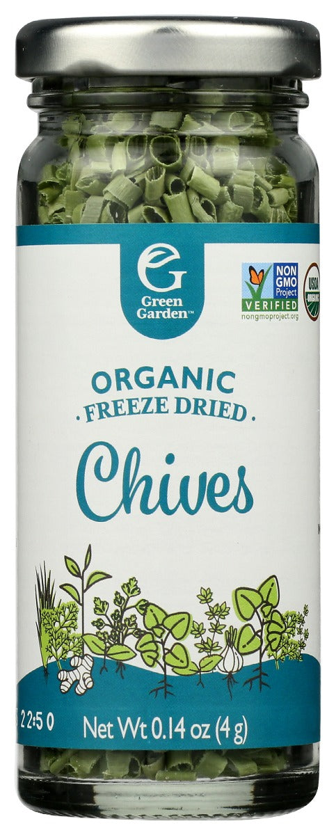 GREEN GARDEN: Ssnng Herb Chvs Frz Dried, 108 ml - No Brand For Less 
