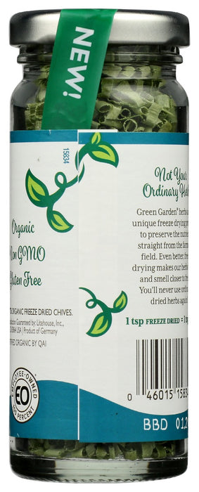 GREEN GARDEN: Ssnng Herb Chvs Frz Dried, 108 ml - No Brand For Less 