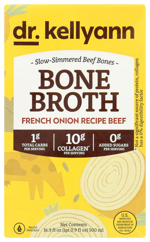 DR. KELLYANN: Broth Bone French Onion, 16.9 fo - No Brand For Less 
