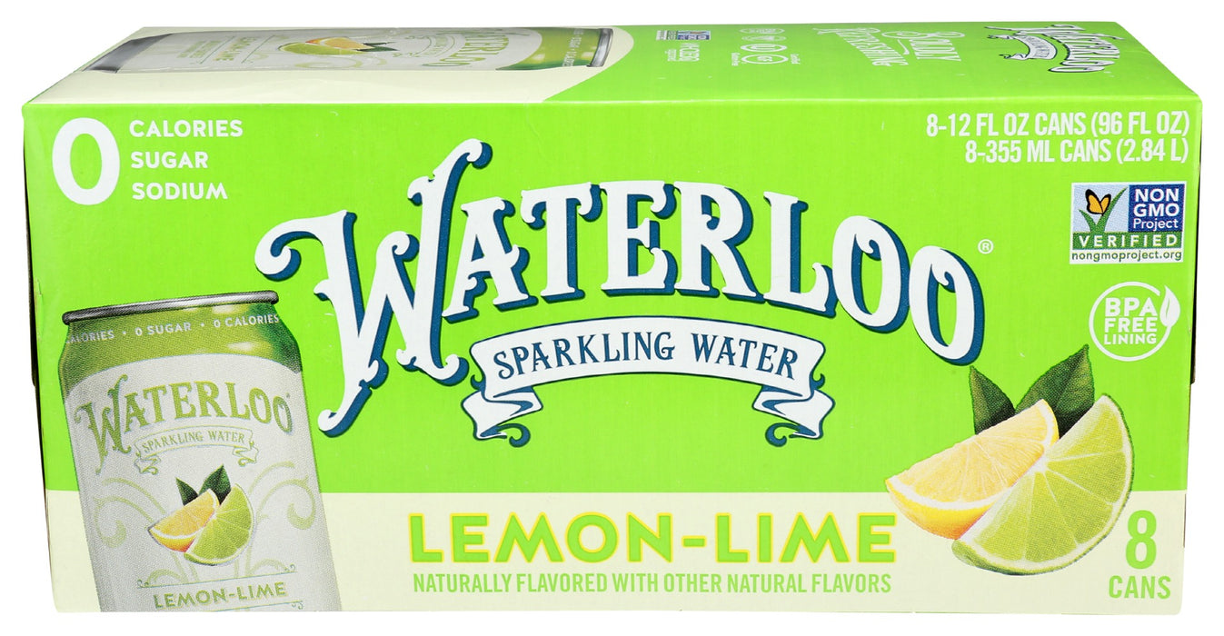 WATERLOO SPARKLING WATER: Water Sprkl Lmn Lime 8Pk, 96 FO
