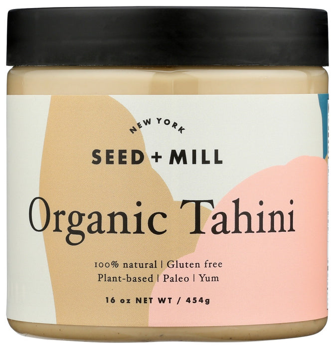 SEED & MILL: Tahini Organic, 16 oz