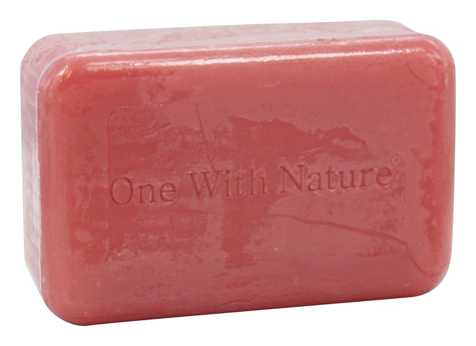ONE WITH NATURE: Dead Sea Mineral Wildberry Soap Bar, 4 oz