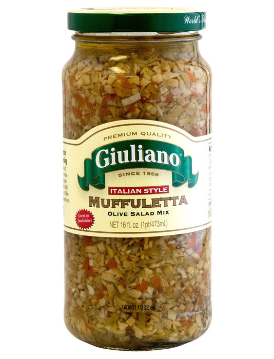 GIULIANO: Muffuletta Olive Salad Mix, 16 oz