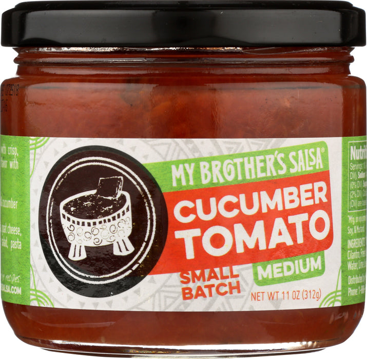 MY BROTHERS SALSA: Cucumber Tomato Salsa, 11 oz