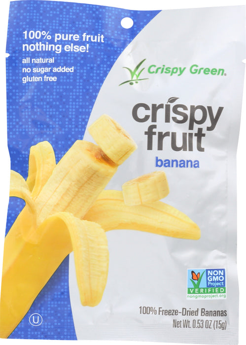 CRISPY GREEN: Crispy Fruit Freeze Dried Banana, 0.53 oz