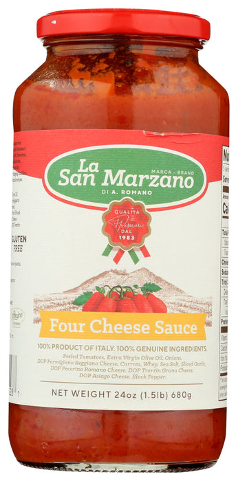 LA SAN MARZANO: Four Cheese Sauce, 24 fl oz