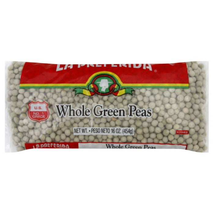 LA PREFERIDA: Bean Green Pea Whl Polybag, 16 oz