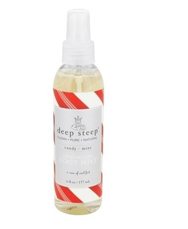DEEP STEEP: Deodorizing Foot Mist Candy Mint, 6 oz - No Brand For Less 