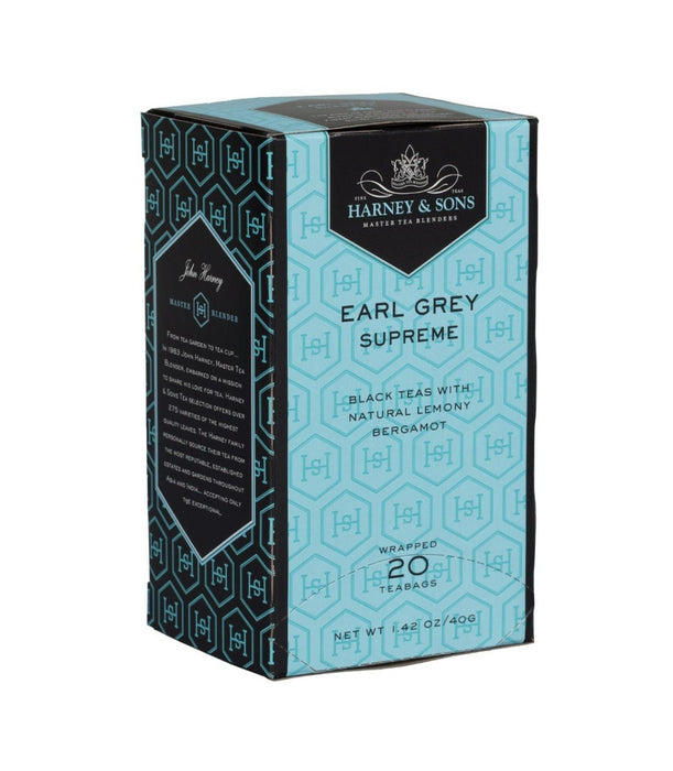 HARNEY & SONS: Earl Gray Supreme Tea, 20 bg