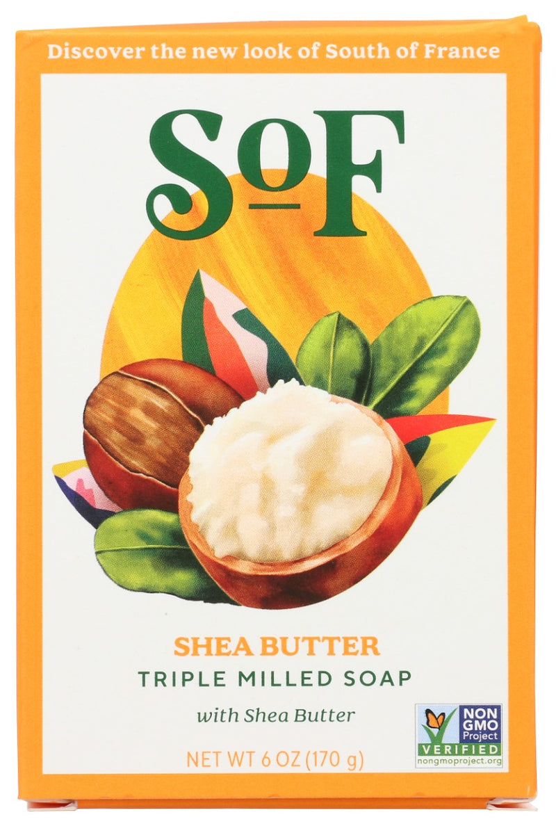 SOUTH OF FRANCE: French Milled Oval Soap Shea Butter, 6 oz