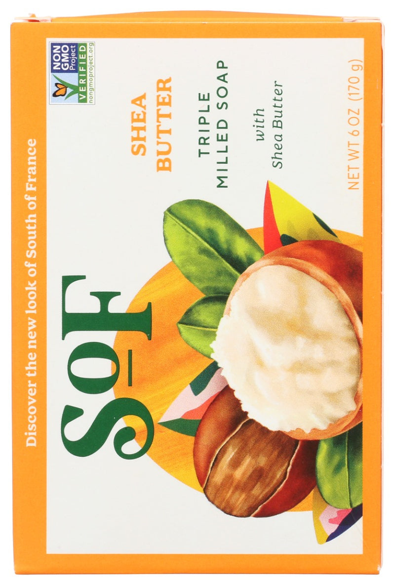 SOUTH OF FRANCE: French Milled Oval Soap Shea Butter, 6 oz