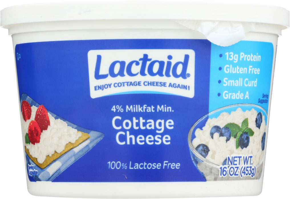 LACTAID: Cottage Cheese 4Per Lacf, 16 oz