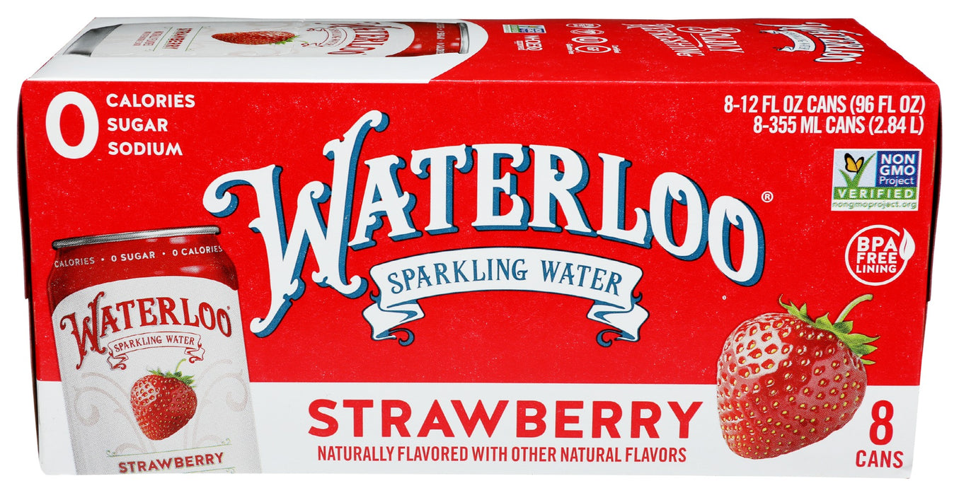 WATERLOO SPARKLING WATER: Water Sprklng Strwbry 8Pk, 96 FO