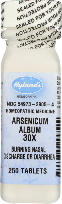 HYLAND: Arsenicum Album 30X, 250 tablets