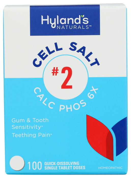 HYLAND: Cell Salt 2 Calc Phos 6X, 100 TB