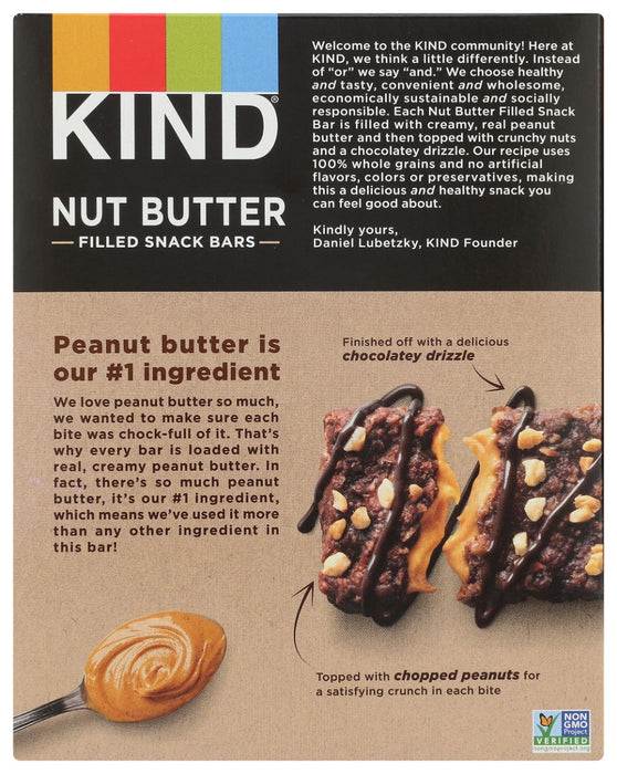 KIND: Bar Nut Butter Choc Pb, 7.8 OZ