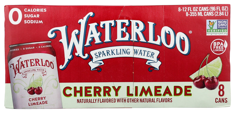 WATERLOO SPARKLING WATER: Sprklng Wtr Chry Lmd 8Pk, 96 FO