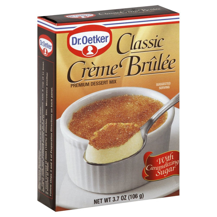 DR OETKER: Creme Brulee Mix, 3.7 oz