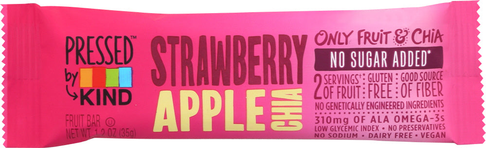 KIND: Strawberry Apple Chia Pressed Bar, 1.2 oz