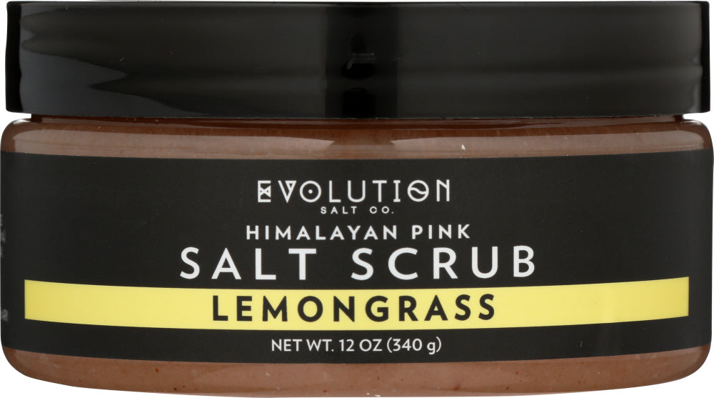 EVOLUTION SALT: Body Scrub Lemongrass, 12 oz