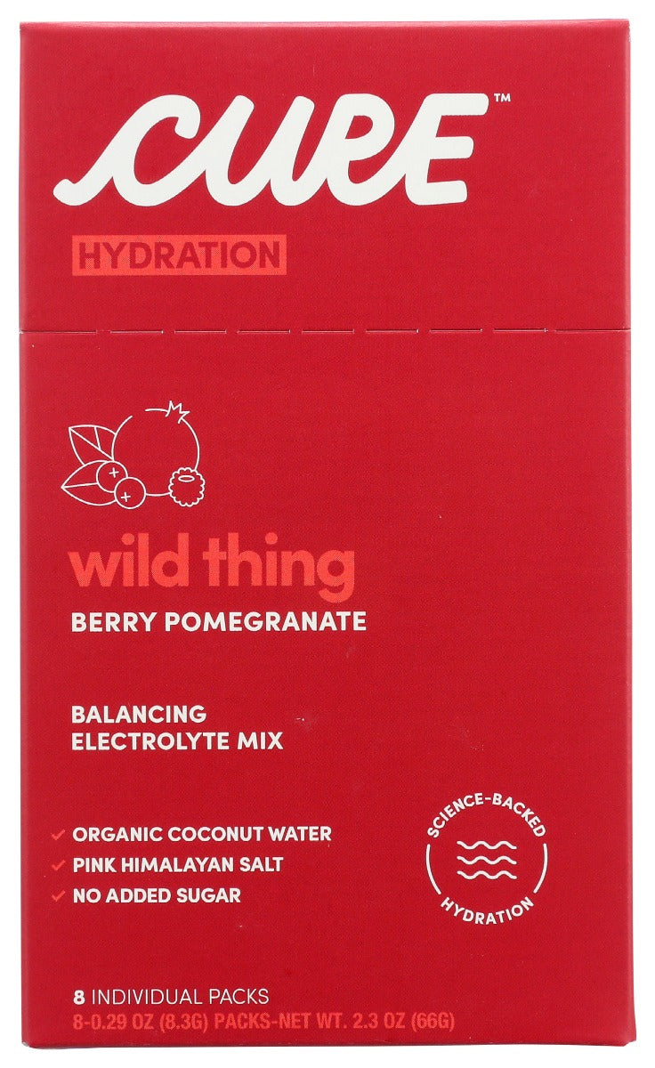 CURE: Hydration Powder Berry, 2.3 oz - No Brand For Less