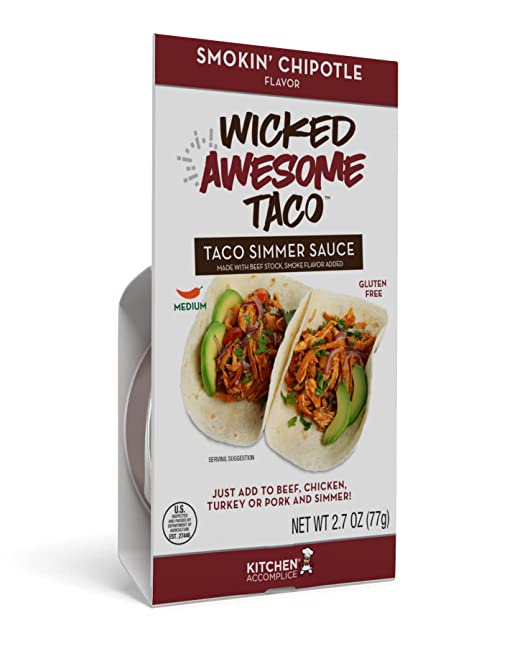 KITCHEN ACCOMPLICE: Sauce Simmr Taco Chipotle, 2.7 oz