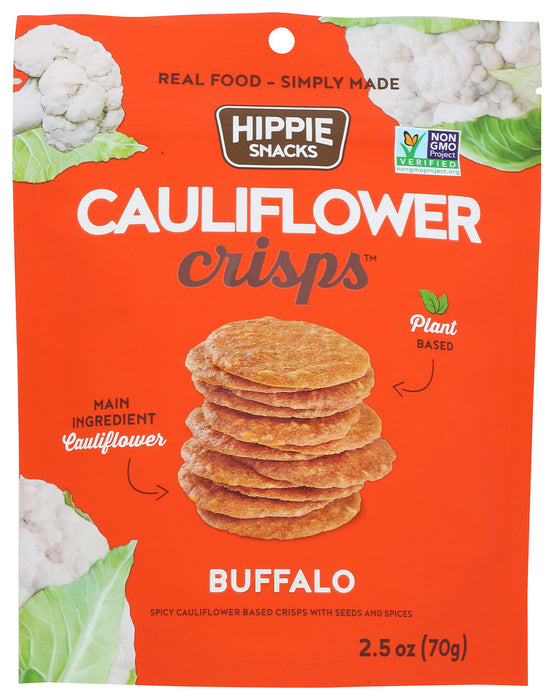HIPPIE SNACKS: Buffalo Cauliflower Crisps, 2.5 oz