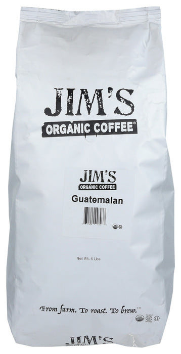 JIMS ORGANIC COFFEE: Organic Guatemalan Atitlan Coffee, 5 lb