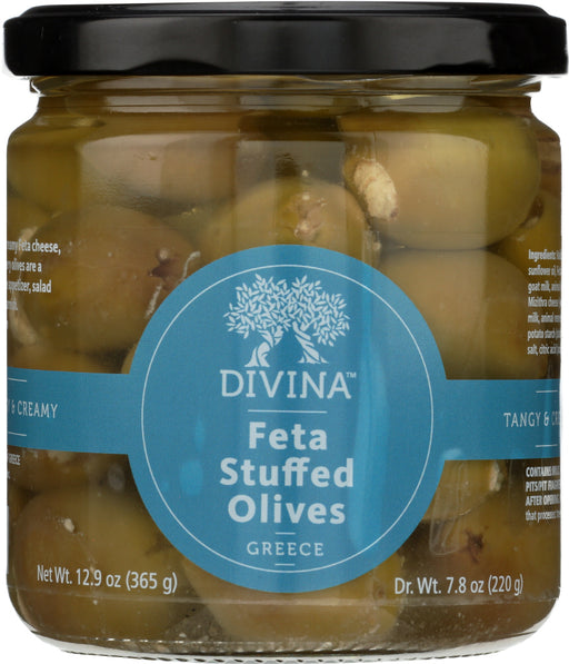 DIVINA: Feta Stuffed Olives, 7.8 oz - No Brand For Less 