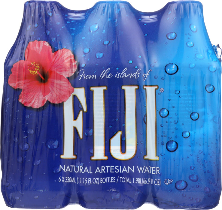 FIJI WATER: Water 6 Pack 330 ML, 66.9 fo