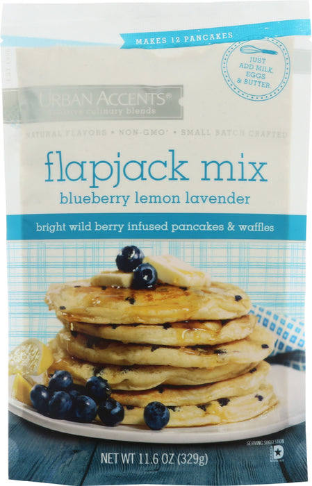 URBAN ACCENTS: Flapjack Mix Blueberry Lemon Lavender, 11.5 oz