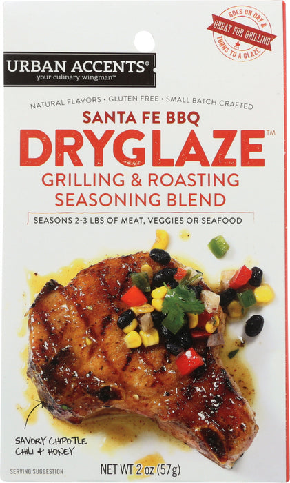 URBAN ACCENTS: Santa Fe BBQ Dryglaze Seasoning, 2 oz