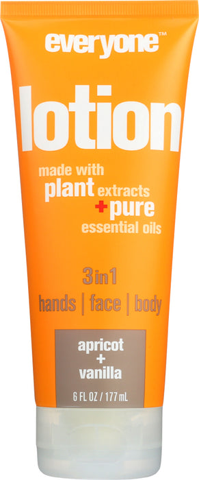 EVERYONE: 3 in 1 Lotion Apricot & Vanilla, 6 oz - No Brand For Less 