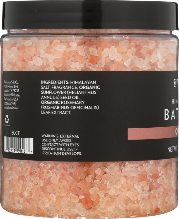 EVOLUTION SALT: Himalayan Pink Bath Salt Coarse Coconut, 26 oz