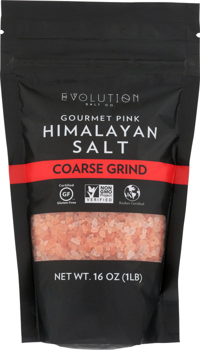 EVOLUTION SALT: Himalayan Salt Coarse, 1 lb