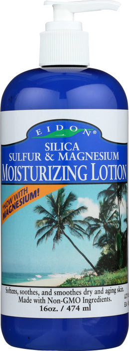 EIDON: Silica Moisturizing Lotion, 16 oz - No Brand For Less 