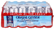 CRYSTAL GEYSER ALPINE SPR: Water Spring 30Pk 8Oz, 240 FO - No Brand For Less
