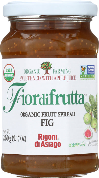 RIGONI: Fig Jam Organic, 9.17 oz