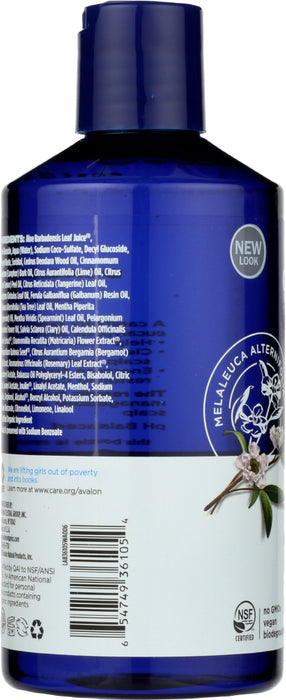 AVALON ORGANICS: Scalp Normalizing Shampoo Tea Tree Mint Therapy, 14 oz