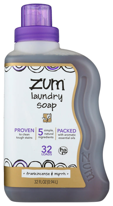 ZUM: Frankincense Myrrh Laundry Soap, 32 fo