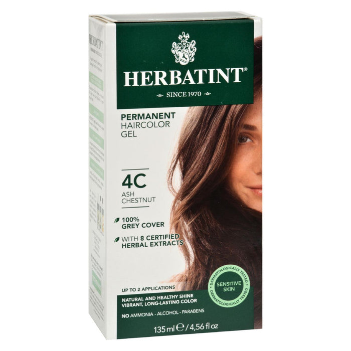Herbatint Haircolor Kit Ash Chestnut 4C - 4 fl oz (1x4 FZ)