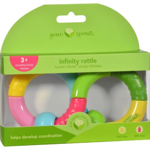 Green Sprouts Teether Rattle Infinity (1 Count) - No Brand For Less 