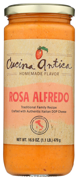 CUCINA ANTICA: Rosa Alfredo Pasta Sauce, 16.9 oz